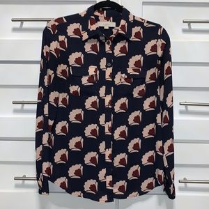 Loft XS Button Blouse